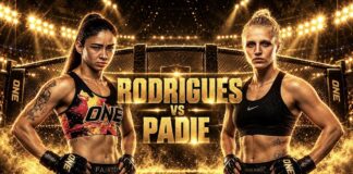 THAÏLANDE – FRANCE : Charlotte Padié face à la championne du monde ONE de muay-thaï Affiche MMA Rodrigues contre Padie