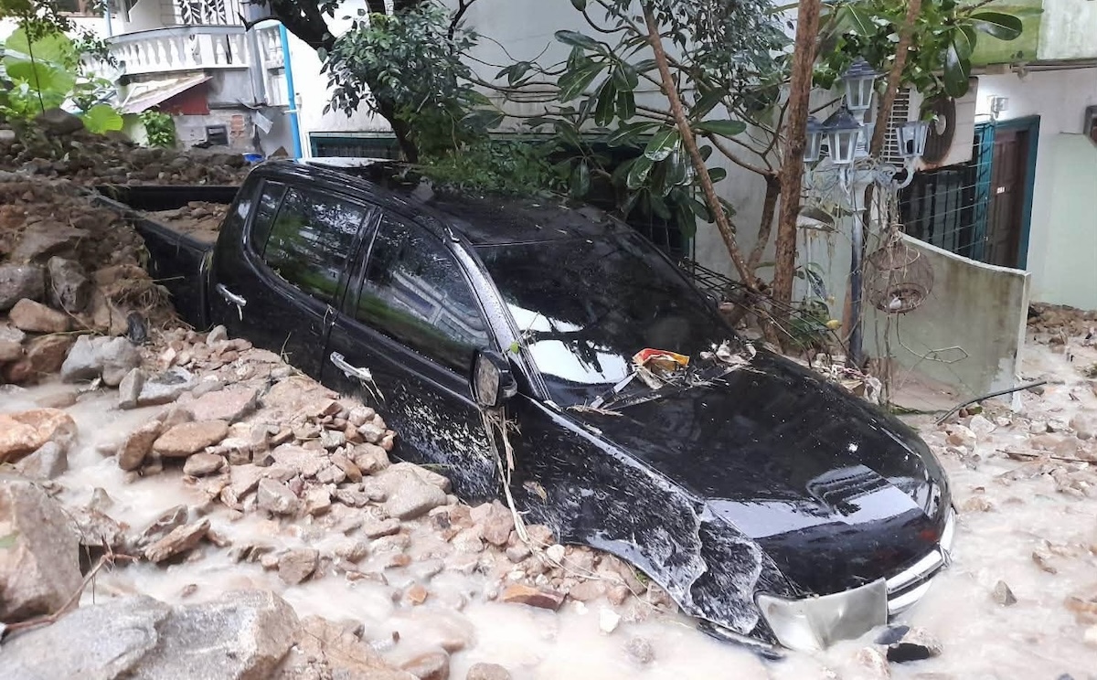 Phuket : des torrents de boue dévastent des quartiers de Patong