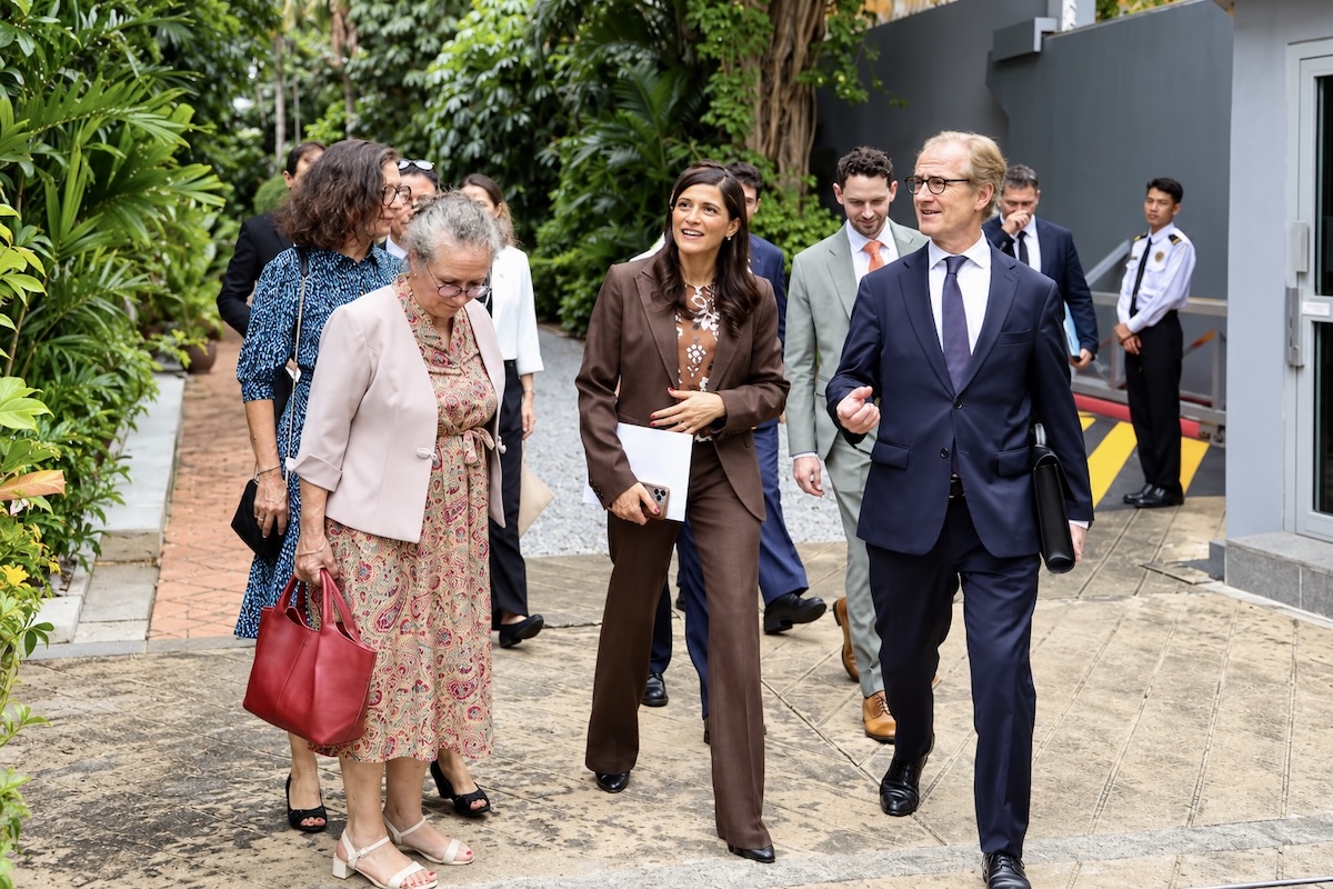 Eleonore Caroit à l'ambassade de France de Bangkok