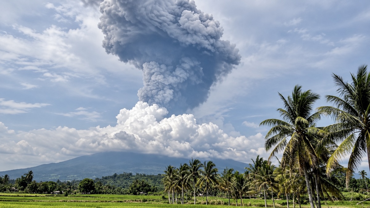 Éruption volcanique du Kanlaon