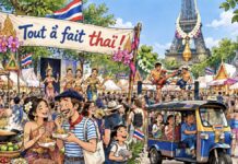 Festival thaï à Paris - Dessin