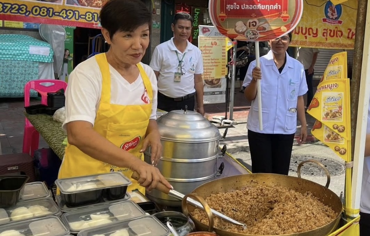 festival Végétarien quartier chinois de Bangkok