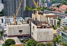 THAÏLANDE – IMMOBILIER : Les inondations freinent une reprise encore fragile immobilier chantier Bangkok