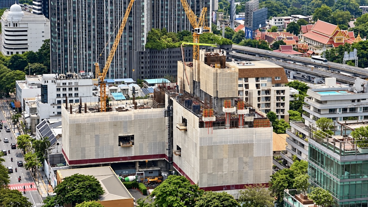 immobilier chantier Bangkok