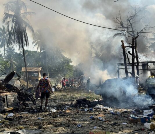 BIRMANIE – CONFLIT : Retour sur le massacre sur un marché de l’État Rakhine marché de Kyauktaw